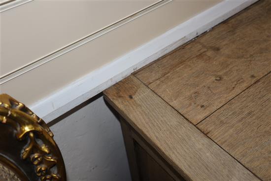 A 19th century French bleached oak commode